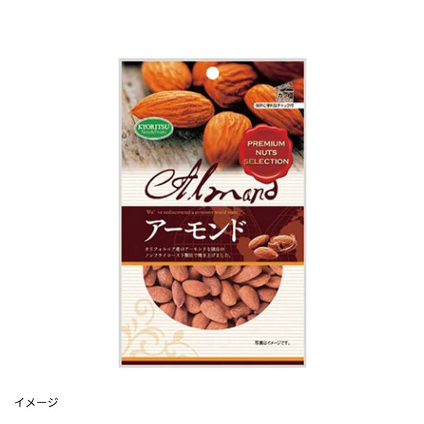 共立食品「アーモンド チャック付」80g