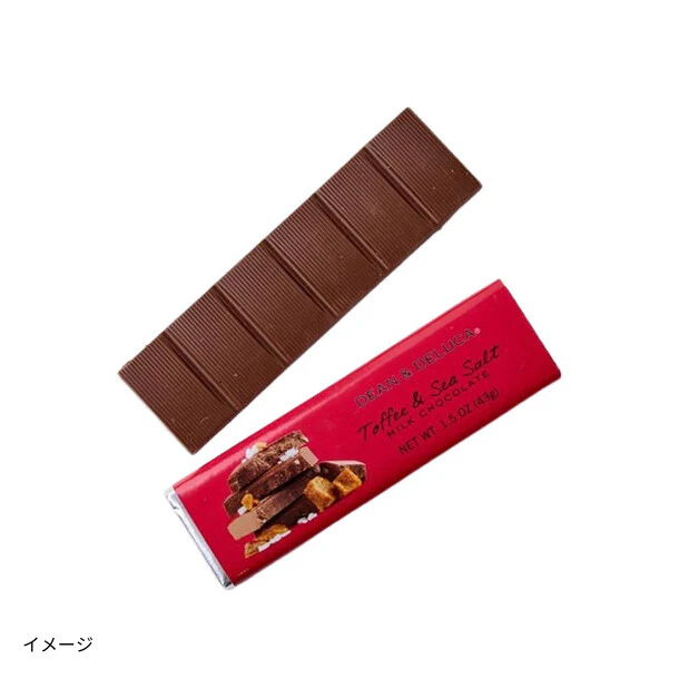 DEAN ＆ DELUCA「トフィー＆シーソルト ミルクチョコレートバー」43g