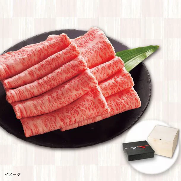 「松阪牛 すき焼き用お重」400g